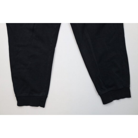 Vintage Nike Mens 2XL XXL Distressed Spell Out Cuffed Sweatpants Joggers Black - Picture 4 of 16